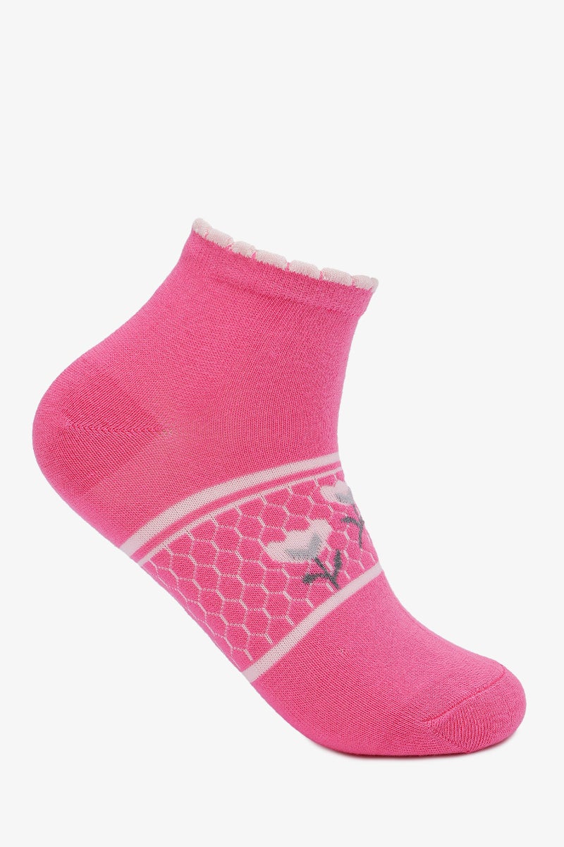 Carina Floral Ankle Socks - 2 Pairs - Image 3